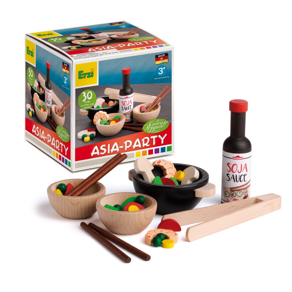 ERZI木のおもちゃ アジアンパーティー | ドイツ木製おままごと かい 